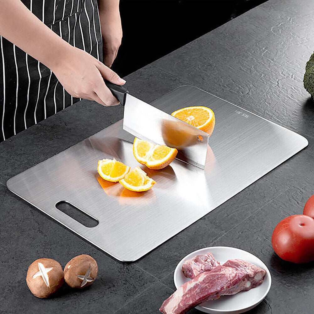 Camping Multipurpose Cutting Board for Kitchen – Durable, Non-Slip Chopping Board with Handle – Easy Clean, Food Safe Surface for Meat, Vegetables, and More