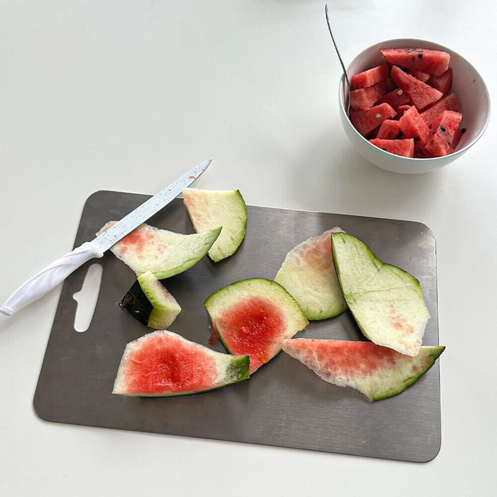 Camping Multipurpose Cutting Board for Kitchen – Durable, Non-Slip Chopping Board with Handle – Easy Clean, Food Safe Surface for Meat, Vegetables, and More