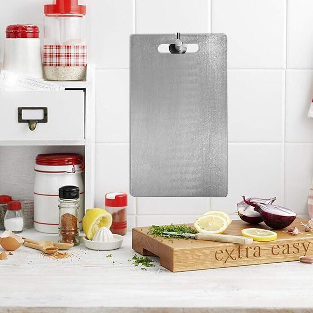 Camping Multipurpose Cutting Board for Kitchen – Durable, Non-Slip Chopping Board with Handle – Easy Clean, Food Safe Surface for Meat, Vegetables, and More